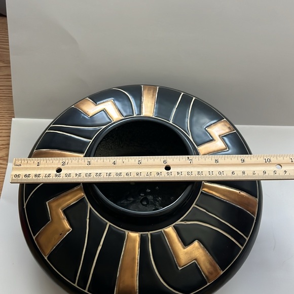 MCM Harris Potteries Vintage Cairo Black and Gold - Picture 6 of 8